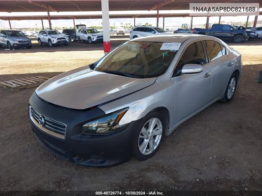 2013 Nissan Maxima 3.5 Sv VIN: 1N4AA5AP8DC821688 Lot: 40726774