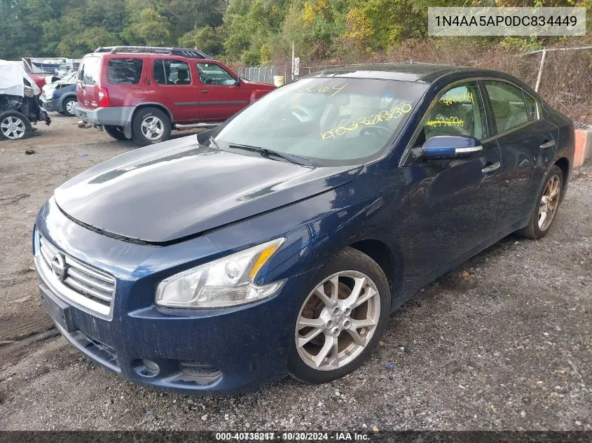 2013 Nissan Maxima 3.5 Sv VIN: 1N4AA5AP0DC834449 Lot: 40738217