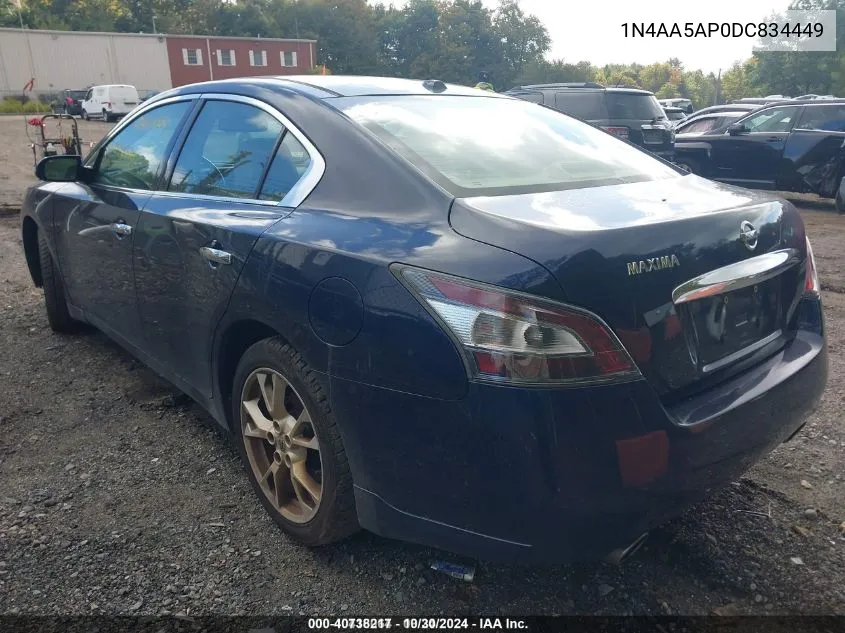 2013 Nissan Maxima 3.5 Sv VIN: 1N4AA5AP0DC834449 Lot: 40738217