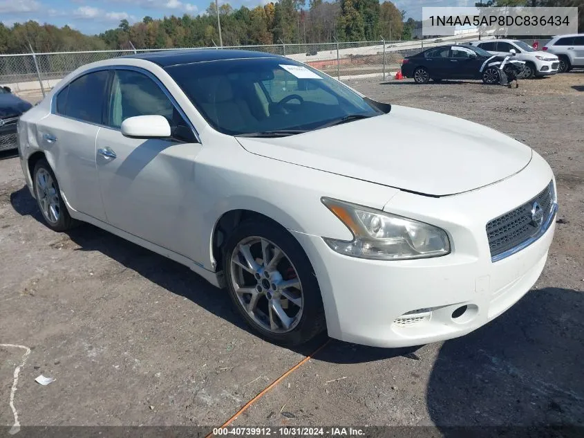 2013 Nissan Maxima 3.5 S VIN: 1N4AA5AP8DC836434 Lot: 40739912