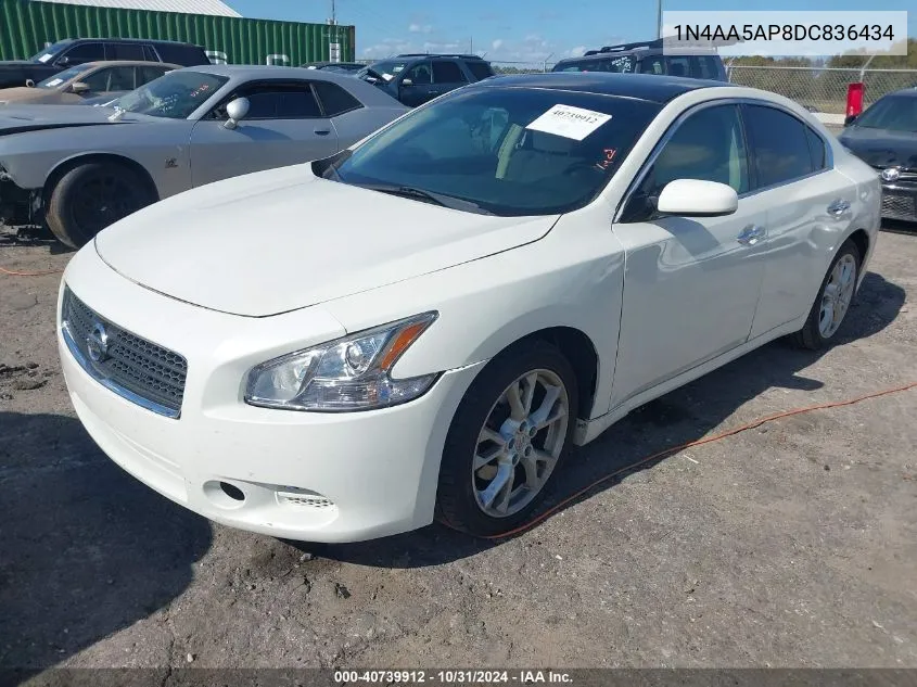 2013 Nissan Maxima 3.5 S VIN: 1N4AA5AP8DC836434 Lot: 40739912