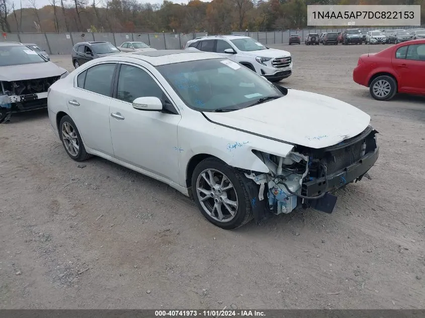 2013 Nissan Maxima 3.5 Sv VIN: 1N4AA5AP7DC822153 Lot: 40741973