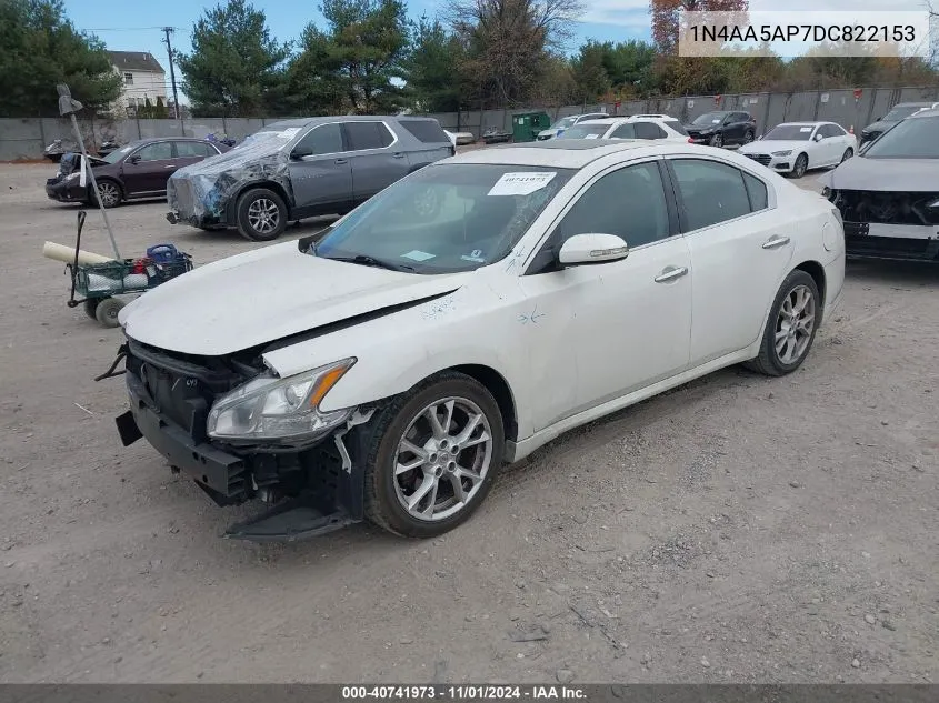 2013 Nissan Maxima 3.5 Sv VIN: 1N4AA5AP7DC822153 Lot: 40741973