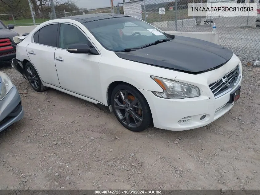 2013 Nissan Maxima 3.5 Sv VIN: 1N4AA5AP3DC810503 Lot: 40742723