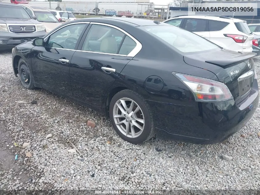 2013 Nissan Maxima 3.5 Sv VIN: 1N4AA5AP5DC819056 Lot: 40816543