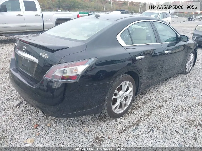 2013 Nissan Maxima 3.5 Sv VIN: 1N4AA5AP5DC819056 Lot: 40816543