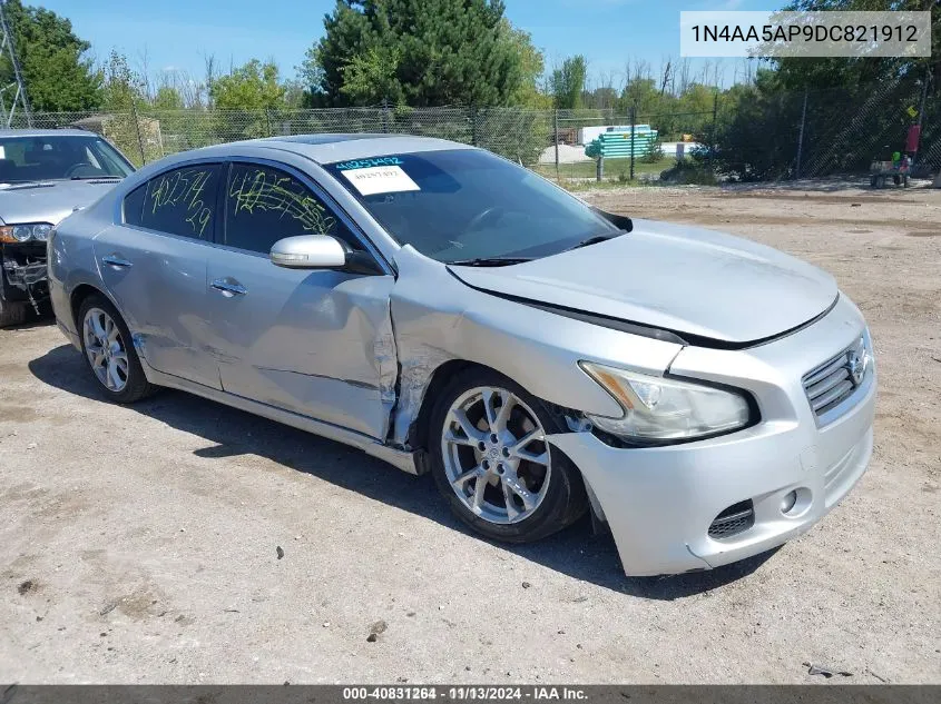 2013 Nissan Maxima 3.5 Sv VIN: 1N4AA5AP9DC821912 Lot: 40831264