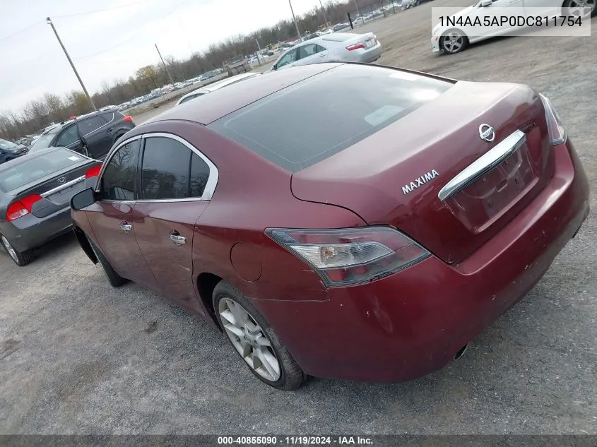 2013 Nissan Maxima 3.5 S VIN: 1N4AA5AP0DC811754 Lot: 40855090