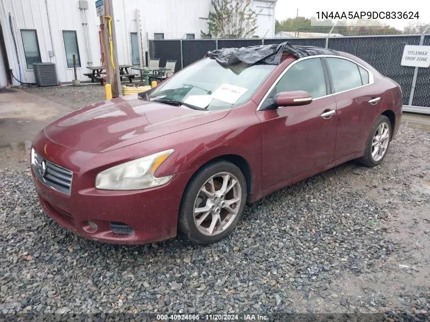 2013 Nissan Maxima 3.5 Sv VIN: 1N4AA5AP9DC833624 Lot: 40924865