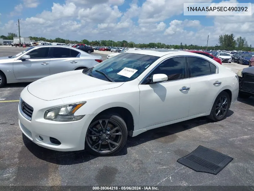 1N4AA5AP5EC490392 2014 Nissan Maxima 3.5 S