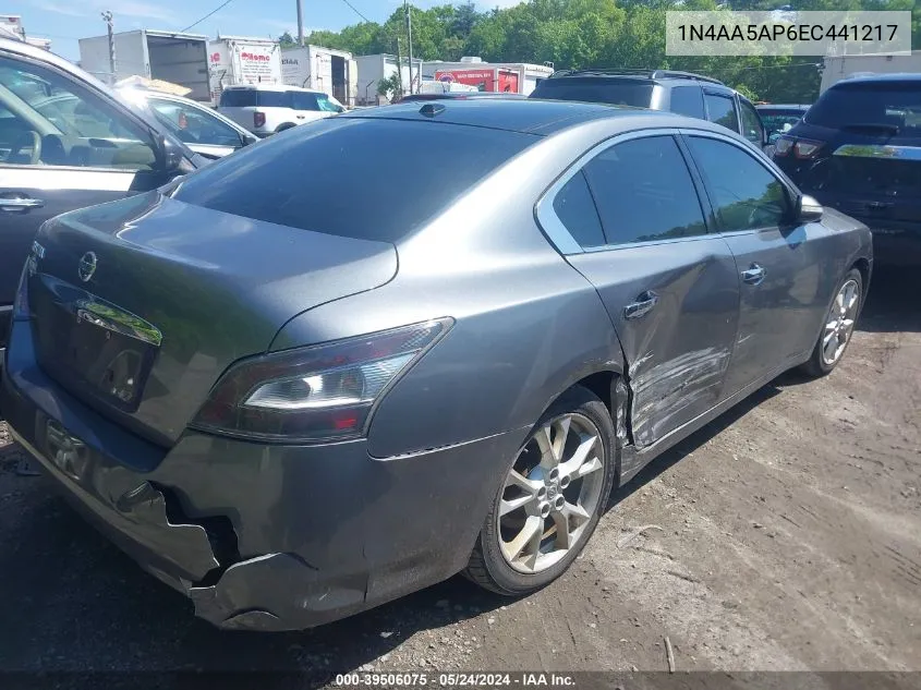 2014 Nissan Maxima 3.5 Sv VIN: 1N4AA5AP6EC441217 Lot: 39506075