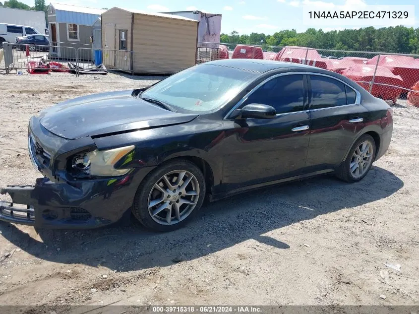 2014 Nissan Maxima 3.5 S/3.5 Sv VIN: 1N4AA5AP2EC471329 Lot: 39715318