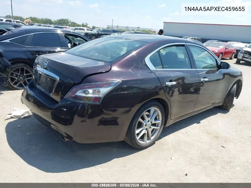 1N4AA5APXEC459655 2014 Nissan Maxima 3.5 S/3.5 Sv