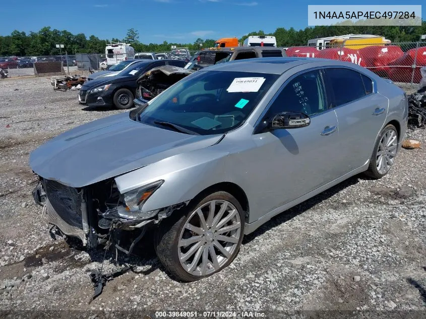 1N4AA5AP4EC497284 2014 Nissan Maxima 3.5 Sv