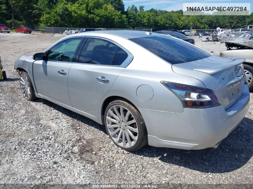 1N4AA5AP4EC497284 2014 Nissan Maxima 3.5 Sv