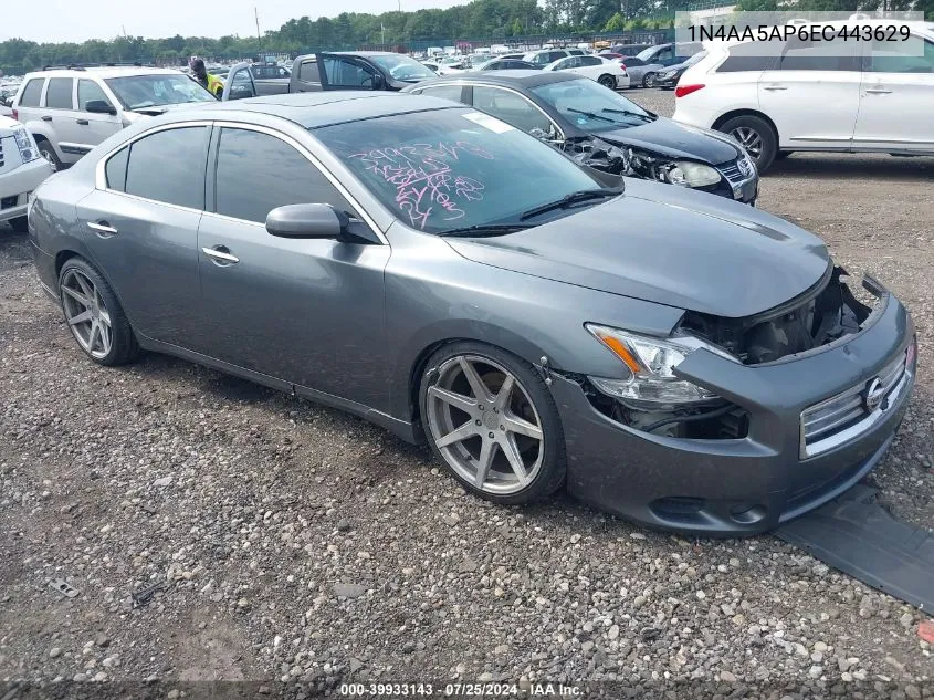 2014 Nissan Maxima 3.5 S VIN: 1N4AA5AP6EC443629 Lot: 39933143