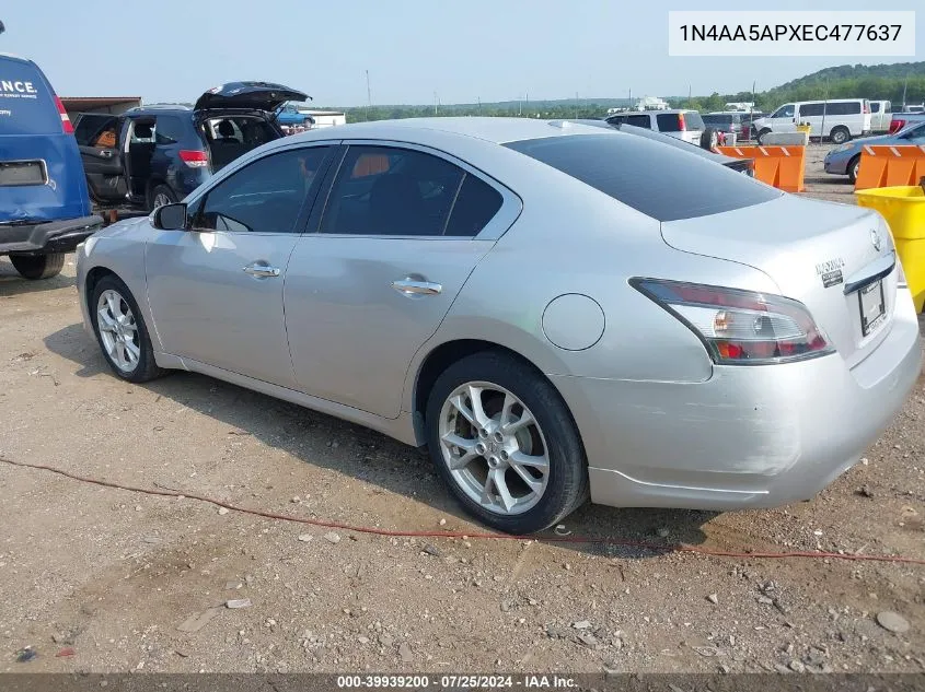 1N4AA5APXEC477637 2014 Nissan Maxima 3.5 Sv