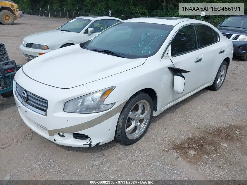 1N4AA5AP1EC456191 2014 Nissan Maxima 3.5 S/3.5 Sv