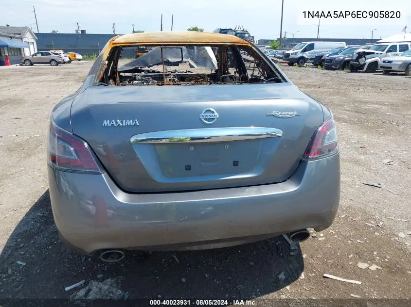 1N4AA5AP6EC905820 2014 Nissan Maxima 3.5 S