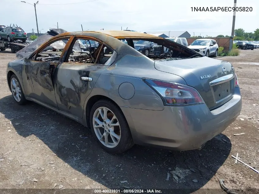 1N4AA5AP6EC905820 2014 Nissan Maxima 3.5 S