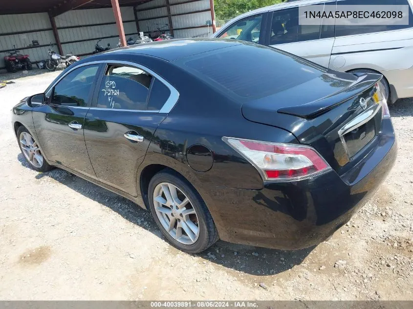 1N4AA5AP8EC462098 2014 Nissan Maxima 3.5 S/3.5 Sv