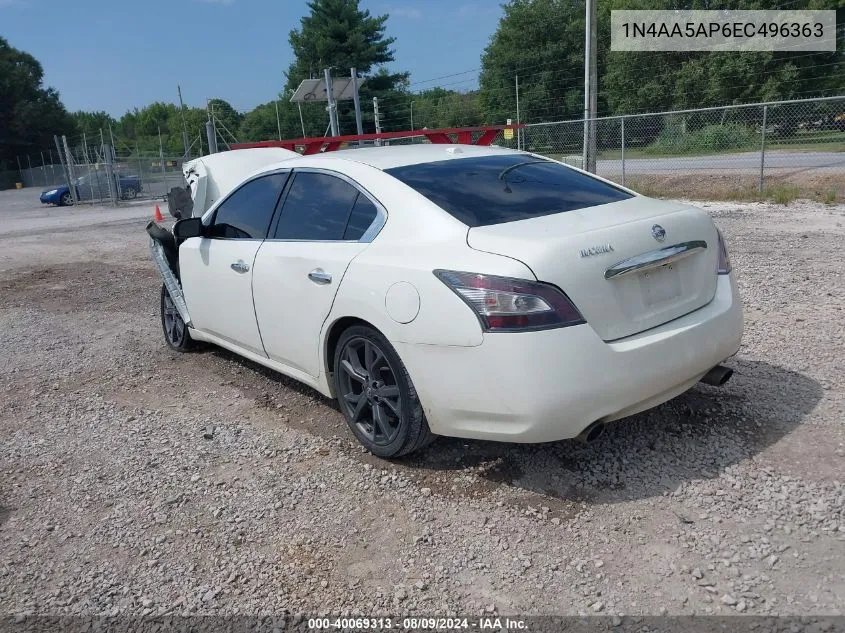 1N4AA5AP6EC496363 2014 Nissan Maxima 3.5 Sv