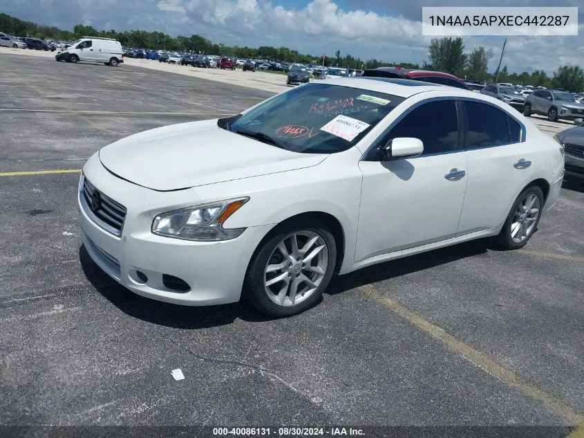 1N4AA5APXEC442287 2014 Nissan Maxima 3.5 S