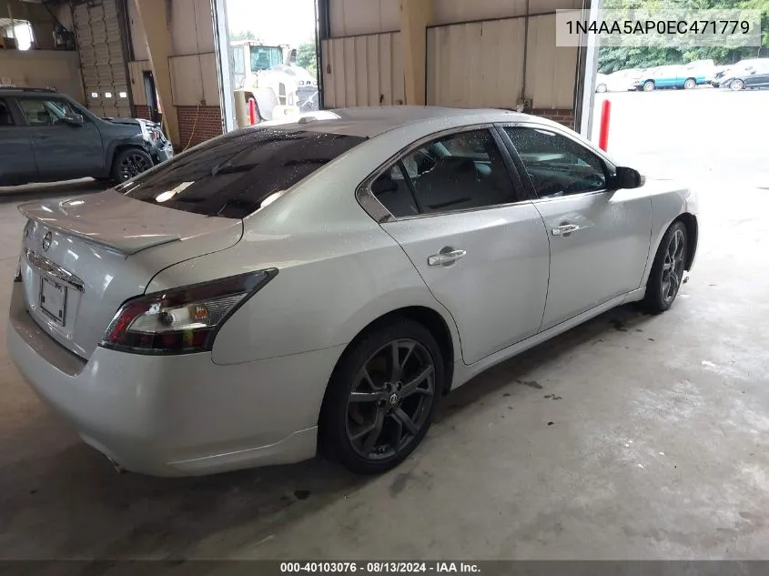 1N4AA5AP0EC471779 2014 Nissan Maxima 3.5 Sv