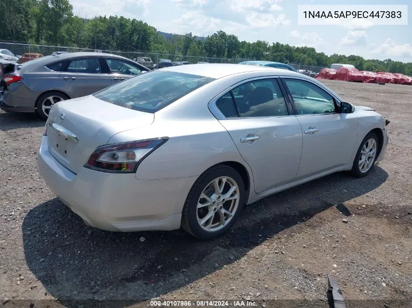 2014 Nissan Maxima 3.5 S/3.5 Sv VIN: 1N4AA5AP9EC447383 Lot: 40107986