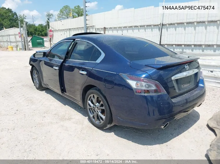 1N4AA5AP9EC475474 2014 Nissan Maxima 3.5 S