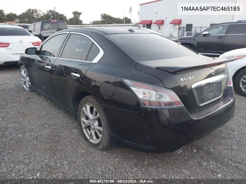 1N4AA5AP7EC465185 2014 Nissan Maxima 3.5 Sv