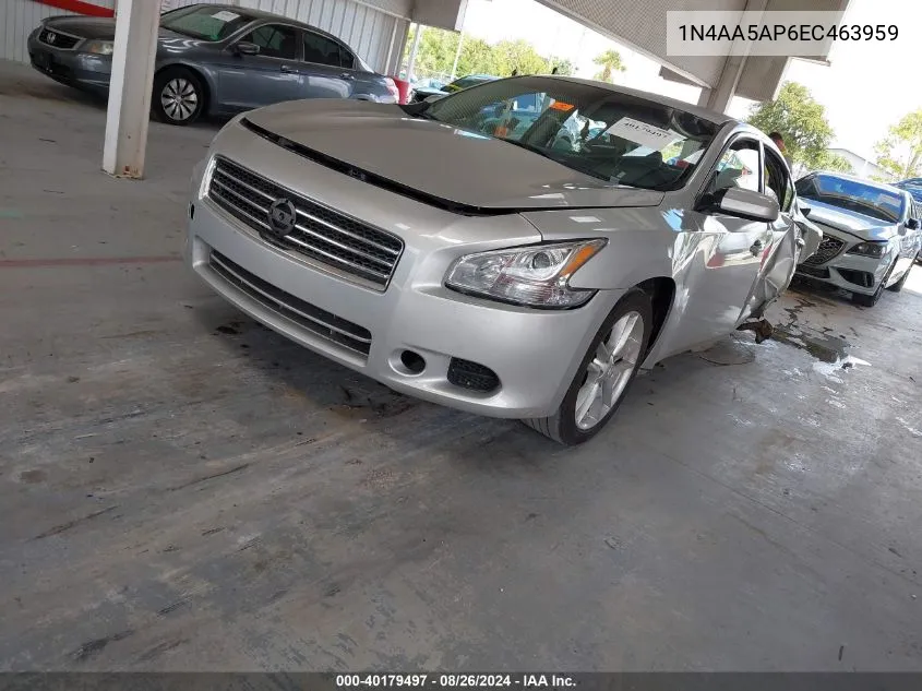 2014 Nissan Maxima 3.5 S/3.5 Sv VIN: 1N4AA5AP6EC463959 Lot: 40179497