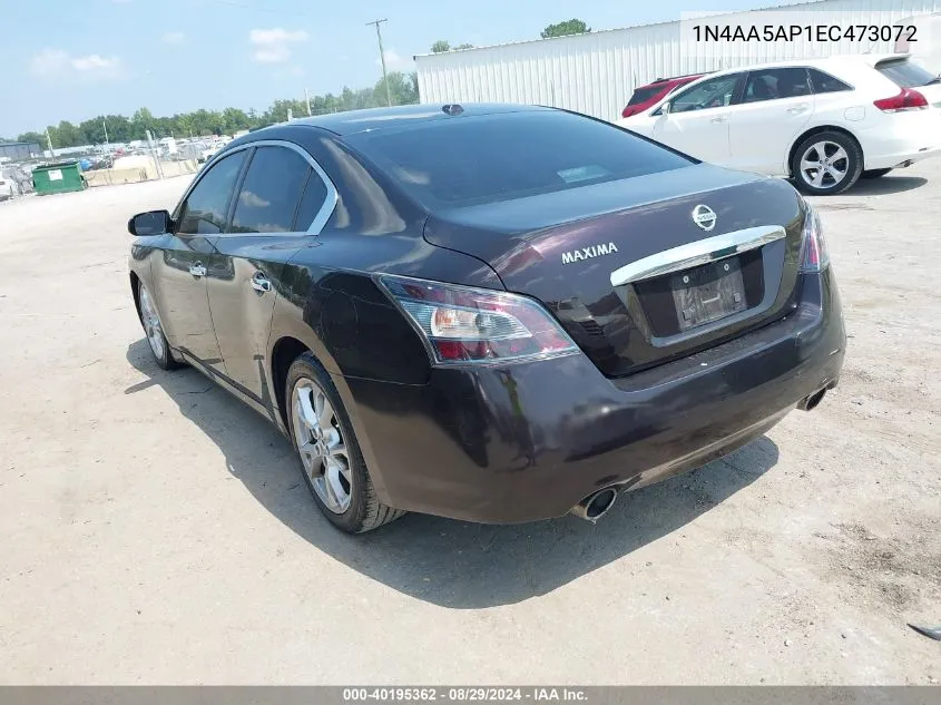 2014 Nissan Maxima 3.5 Sv VIN: 1N4AA5AP1EC473072 Lot: 40195362