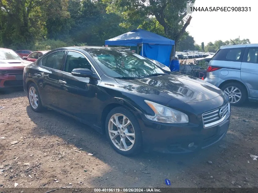 2014 Nissan Maxima 3.5 Sv VIN: 1N4AA5AP6EC908331 Lot: 40196119