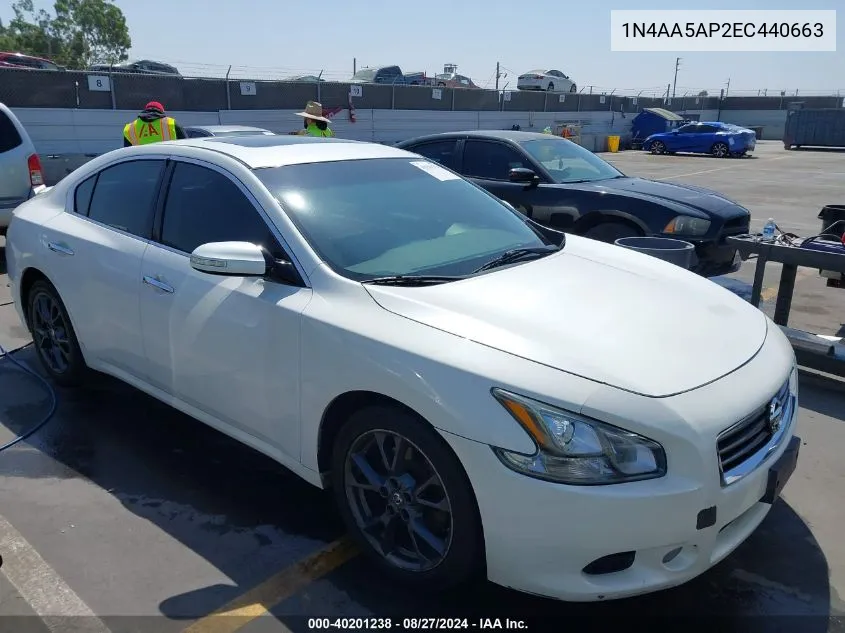 1N4AA5AP2EC440663 2014 Nissan Maxima 3.5 S