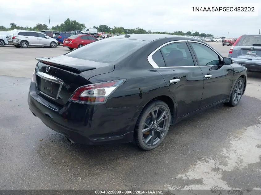 1N4AA5AP5EC483202 2014 Nissan Maxima 3.5 Sv