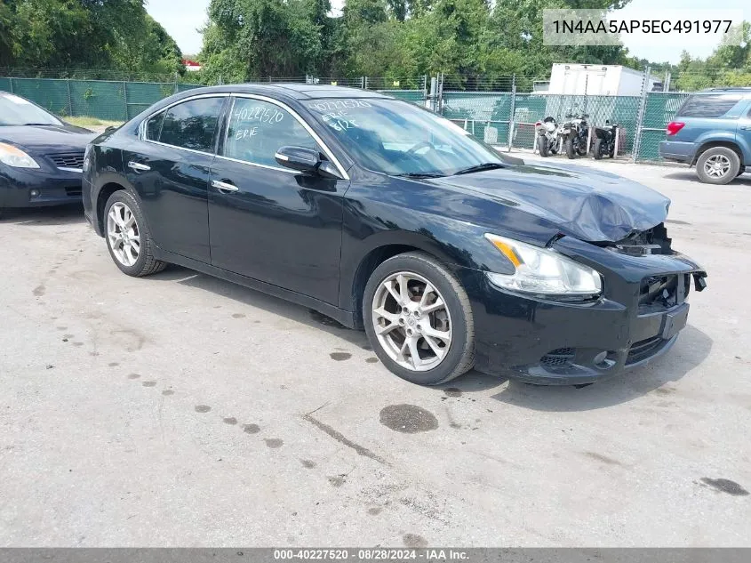 2014 Nissan Maxima 3.5 Sv VIN: 1N4AA5AP5EC491977 Lot: 40227520