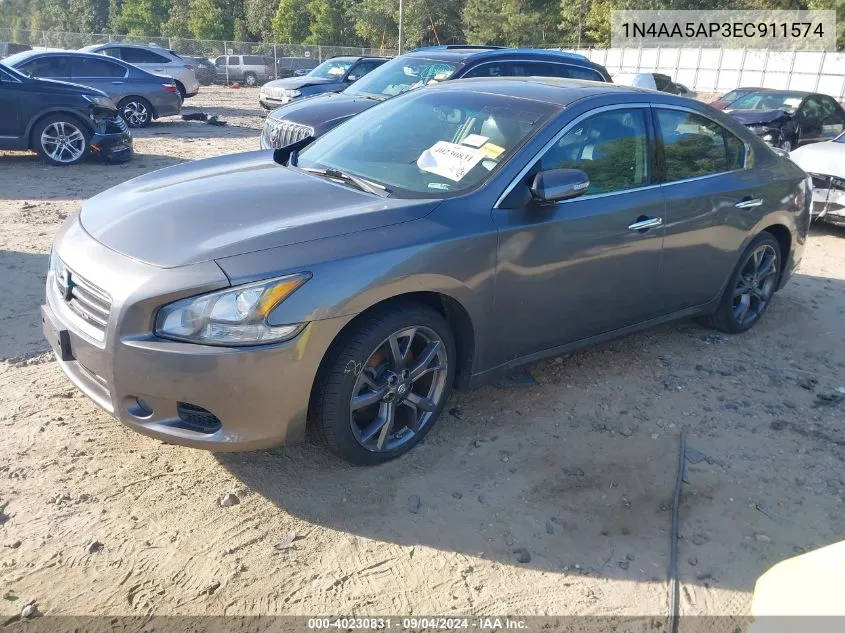 1N4AA5AP3EC911574 2014 Nissan Maxima 3.5 Sv