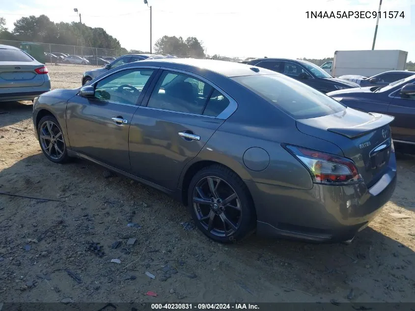 1N4AA5AP3EC911574 2014 Nissan Maxima 3.5 Sv