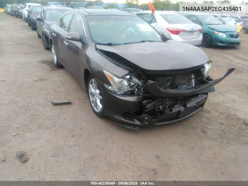 1N4AA5AP2EC435401 2014 Nissan Maxima S/Sv