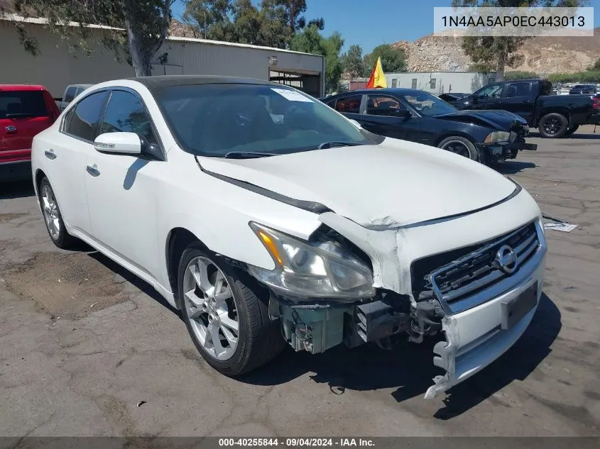 2014 Nissan Maxima S/Sv VIN: 1N4AA5AP0EC443013 Lot: 40255844