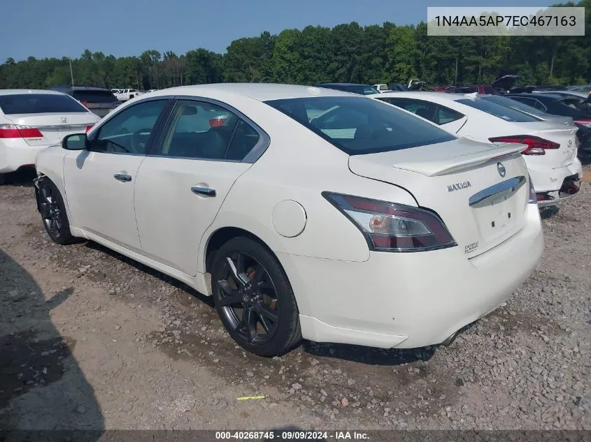 1N4AA5AP7EC467163 2014 Nissan Maxima 3.5 Sv