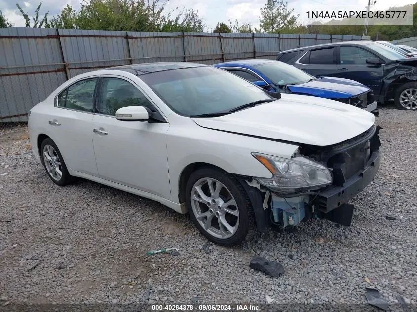 2014 Nissan Maxima 3.5 Sv VIN: 1N4AA5APXEC465777 Lot: 40284378