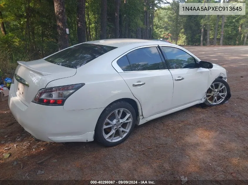 1N4AA5APXEC913645 2014 Nissan Maxima 3.5 Sv