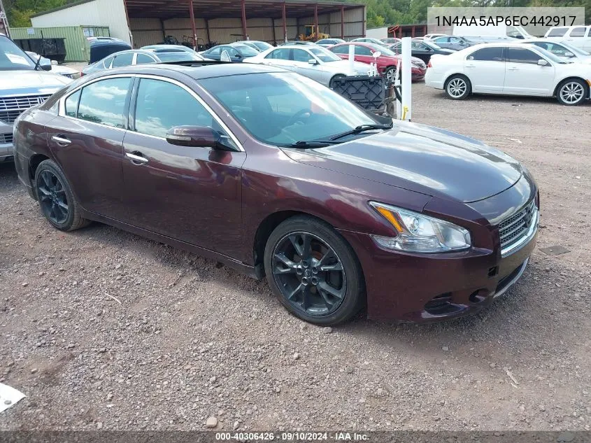 1N4AA5AP6EC442917 2014 Nissan Maxima 3.5 Sv