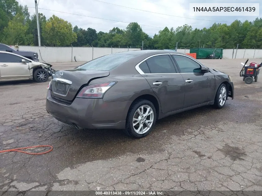 1N4AA5AP3EC461439 2014 Nissan Maxima 3.5 S