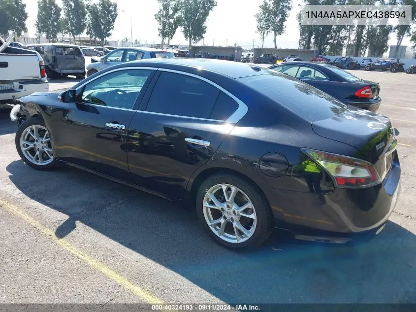 1N4AA5APXEC438594 2014 Nissan Maxima 3.5 Sv