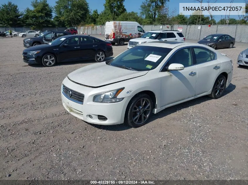 1N4AA5AP0EC472057 2014 Nissan Maxima 3.5 S