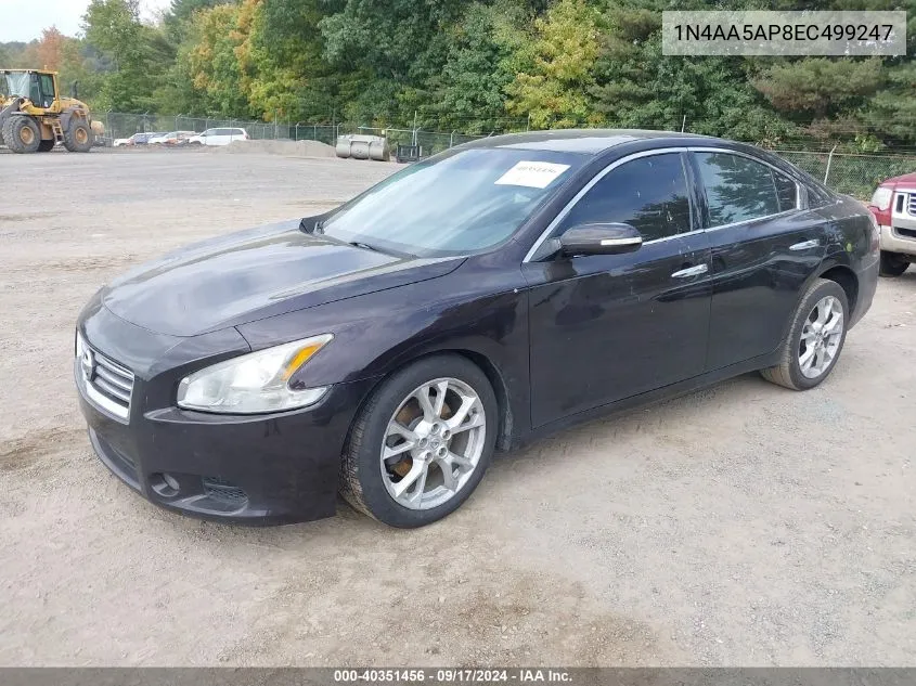 1N4AA5AP8EC499247 2014 Nissan Maxima S/Sv