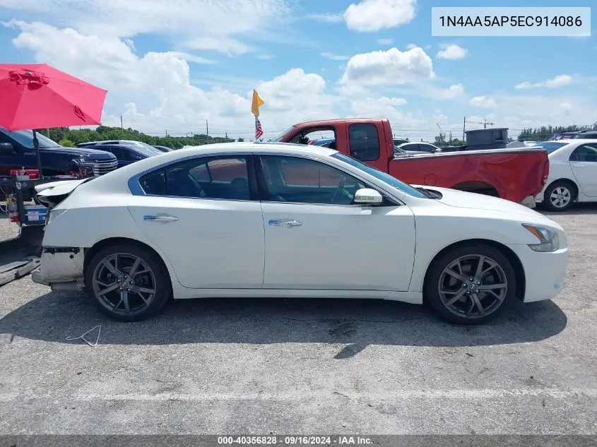 1N4AA5AP5EC914086 2014 Nissan Maxima S/Sv